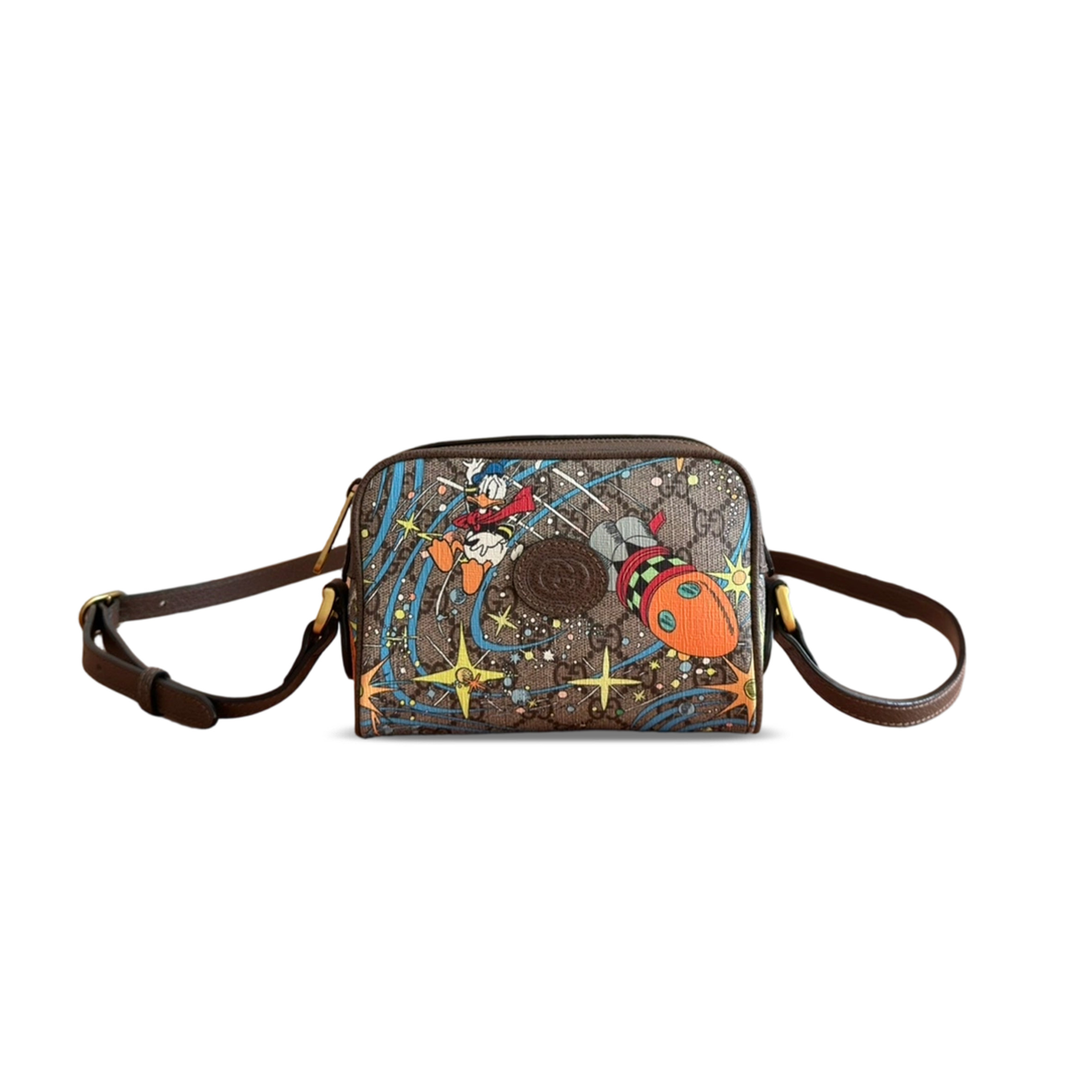 GUCCI & DISNEY DUCK MINI SHOULDER BAG (17.5*12*5.5cm)